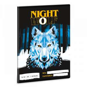 Nightwolf tűzött füzet A/5, 32 lap vonalas 2.osztály (16-32) 71823693 