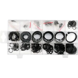 YATO 300-piece external snap ring assortment in plastic organizer case - Yato