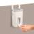 FlexiSPACE hanging bag dispenser, white, for kitchen cabinet door, easy to use