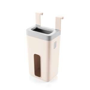 FlexiSPACE hanging bag dispenser, white, for kitchen cabinet door - Kitchen Utensils & Gadget