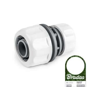 Съединител за маркуч Bradas WHITE LINE 1-3/4 инча, бял, сив - White Line