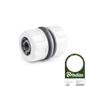 Свързващ елемент за маркуч Bradas WL-2110 3/4" към 3/4", бял - Съединител и аксесоари