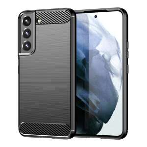 Black Carbon Case for Samsung Galaxy S23 Plus, protective phone case with carbon fiber design - Phone Case