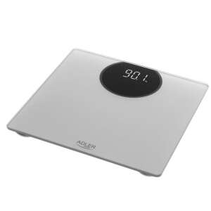 Adler AD 8175 digital bathroom scale, showing the display and the Adler logo - Personal Scale