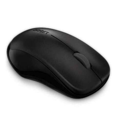 Rapoo 1620 vezeték nélküli egér - Fekete, 2,4 GHz, 1000 DPI, ergonomikus kialakítás, hosszú akkumulátor élettartam - Rapoo