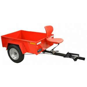 Hecht 57100 Tiller Trailer with Seat, 300kg Capacity - Garden