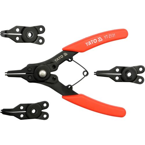 YATO YT-2131 Seeger fogó készlet többféle fejjel