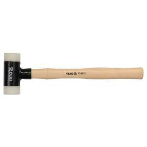 YATO 430g non-rebound plastic hammer with wooden handle - Hand tool