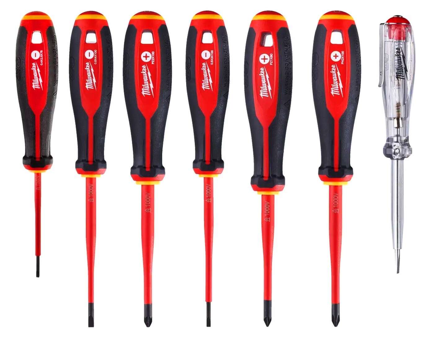 Sada skrutkovačov MILWAUKEE 7 kusov do 1000 V s izoláciou Tri-Lobe
