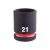 Durable Milwaukee 21mm impact socket