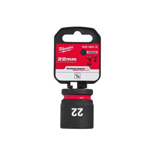 Milwaukee Shockwave 1/2 hüvelykes 22 mm-es gépi dugókulcs
