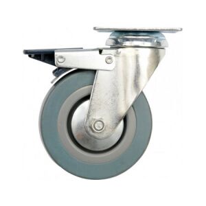 VOREL 75mm Przemysłowe Koło Obrotowe z Hamulcem, Udźwig 30kg - Przemysłowe koła i rolki