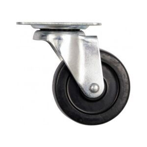 VOREL 50mm Lenkrolle Industrierad mit Montageplatte - Industrieräder & -rollen