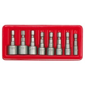 VOREL 8-teiliges Steckschlüssel-Einsatz-Set, 5-12 mm - Steckschlüssel