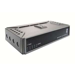 LevelOne FSW-0508TX 5 portos 10/100Mbps Fast Ethernet kapcsoló, ferde nézet - LevelOne