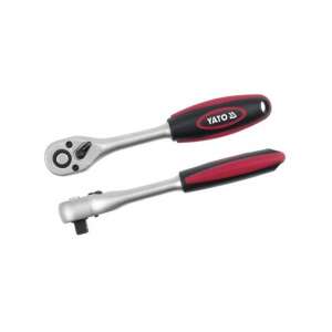 YATO 1/2 cala Rękojeść z grzechotką, 265mm, 72 zęby, szybkozłącze - Yato Klucz do wtyczek