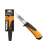 Fiskars heavy duty knife with sharpener, in packaging