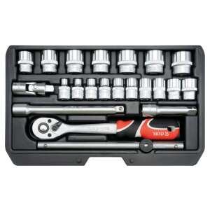 Zestaw nasadek YATO 22 elementy 3/8" 6-22 mm CrV