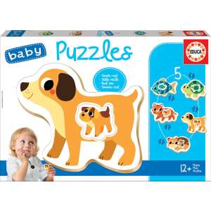 Educa állatok bébi puzzle, 5 az 1-ben 17573 71853772 
