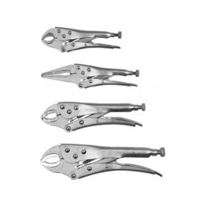 Zestaw 4 szczypiec samozaciskowych VOREL na białym tle - Vorel