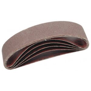 VOREL 533 x 75 mm P60 Benzi abrazive (5 buc/set) pentru șlefuitoare cu bandă - Hârtii abrazive