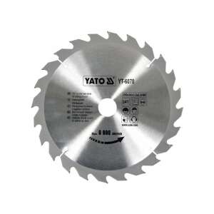 YATO Fűrésztárcsa Fa - 250x30x2.2mm - 24T