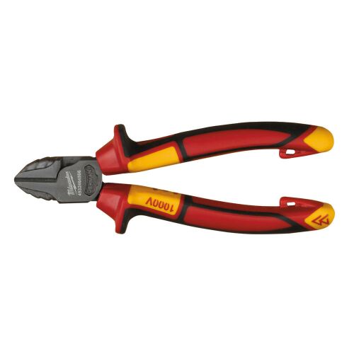 Milwaukee insulated side cutting pliers, 145mm, VDE certified