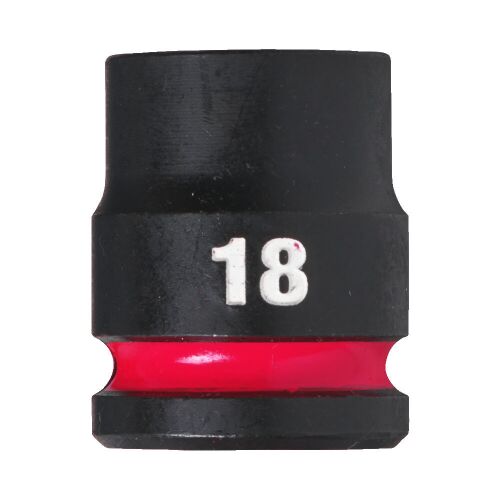 Close-up of Milwaukee 18mm Impact Socket