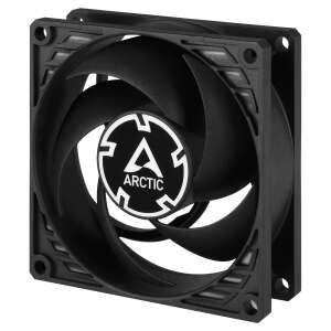 Arctic P8 Silent 80mm PC-Lüfter, schwarz, leise, hoher Luftstrom - PC-Ventilator