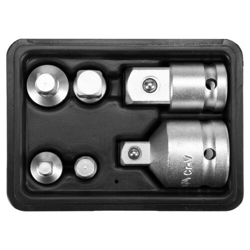 YATO 6 darabos dugókulcs adapter készlet, CrV acél