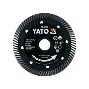 YATO 125mm gyémánt vágókorong száraz és nedves vágáshoz - Yato
