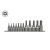 YATO Torx bit dugókulcs készlet, 12 darabos, 1/4" és 3/8" CrV, Torx szimbólummal
