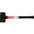 YATO 2400g non-rebound rubber mallet with orange handle