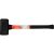 YATO 2400g non-rebound rubber mallet with orange handle
