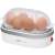 Clatronic EK 3497 egg cooker, white and silver, 6 egg capacity