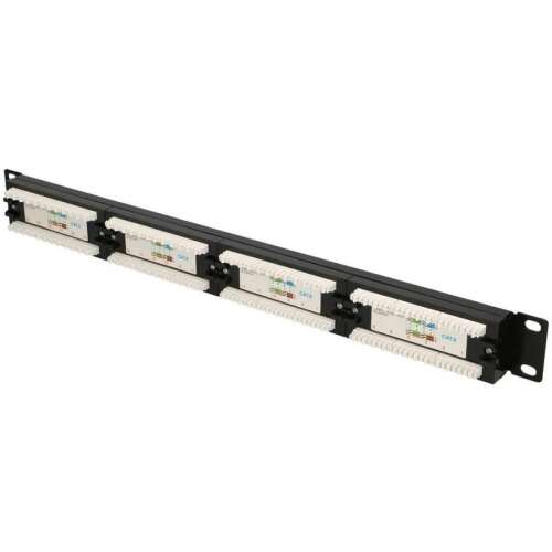 ExtraLink EX.9816 19 inch 24 port Cat6 patch panel, black