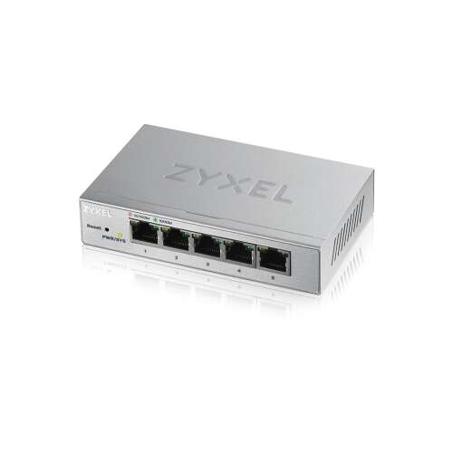 Zyxel GS1200-5 Gestionate Gigabit Ethernet (10/100/1000) Argint