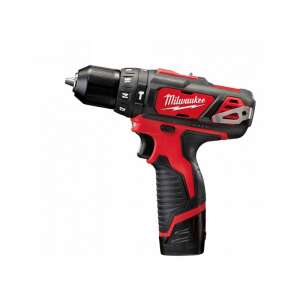 Wiertarko-wkrętarka akumulatorowa Milwaukee M12 BPD-202C - Poziomowanie laserowe, Agregator, Reflektor i lampa robocza, Sprężarka, Wiertarka i śrubokręt, Szlifierka, Spawanie i Zaopatrzenie w wodę do użytku domowego