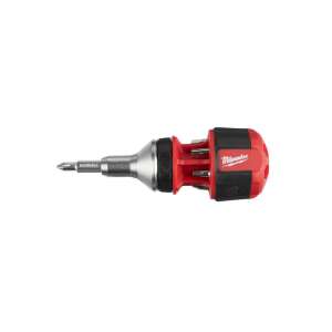 Milwaukee 8-in-1 compact ratcheting multi-bit driver screwdriver - Milwaukee Screwdriver