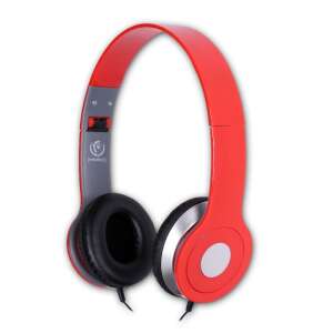 Rebeltec CITY červené on-ear slúchadlá s mikrofónom - Rebeltec