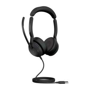 Jabra Evolve2 50 MS Stereo USB-A Wireless Headset, Black - Jabra Headphone