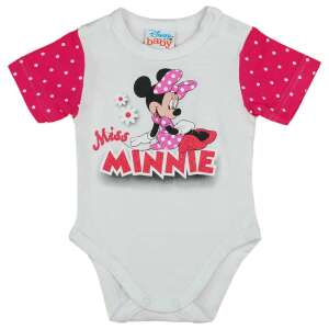 Rövid ujjú baba body csillámos Minnie egér mintával fehér Méret: 80 * 80539671 "Minnie"  Body-k