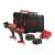 Set Milwaukee M18 FUEL 2 scule cu ciocan rotopercutor, șurubelniță cu impact, 2 baterii, încărcător și 2 cutii Heavy Duty
