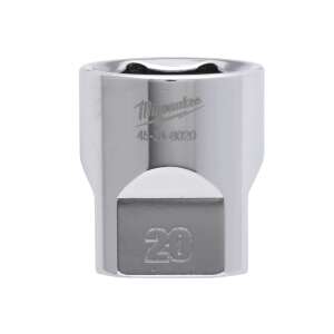 MILWAUKEE NASADKA 3/8" KRÓTKA  20mm 71884268 - Klucz do wtyczek