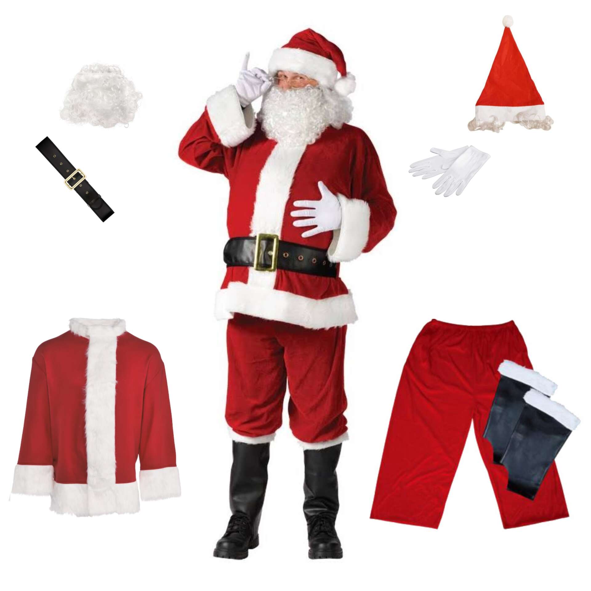 E-shop Pepita DeLuxe 7-dielny kostým Santa Clausa