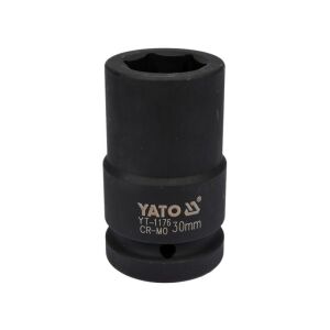 YATO 1-calowy nasadka udarowa długa 30mm, stal CrMo - Klucz do wtyczek