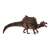 Schleich Spinosaurus dinoszaurus figura, barna és fekete színben, mozgatható állkapoccsal