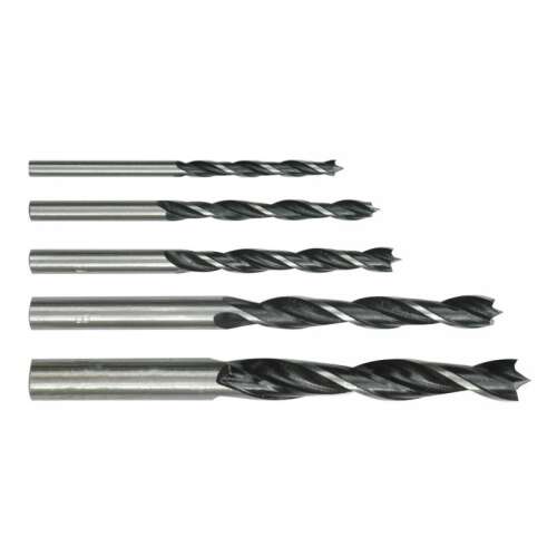 5 részes fafúró készlet, 4-5-6-8-10 mm, barkácsoláshoz