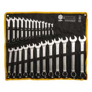 Zestaw kluczy płasko-oczkowych VOREL 25-częściowy w etui - Vorel