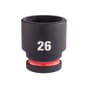Milwaukee nasadka udarowa 26 mm 1/2 cala - Klucz do wtyczek